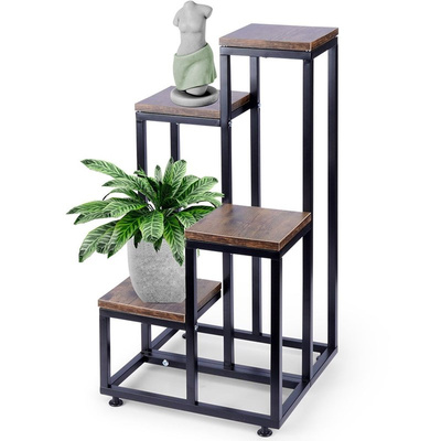 Plant Stand Metal 4-Level 69 cm