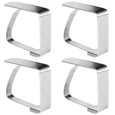 Tablecloth Clips Steel 4 pcs