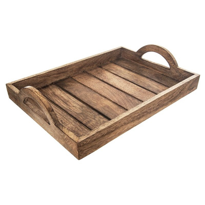 Serving Tray Wooden MANGO 35,5x25,5 cm