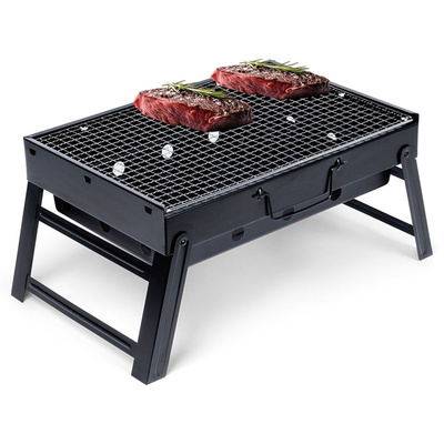 Holzkohlegrill Kohlegrill Reisegrill Grill klappbar wie Koffer 43x29x22,5 cm