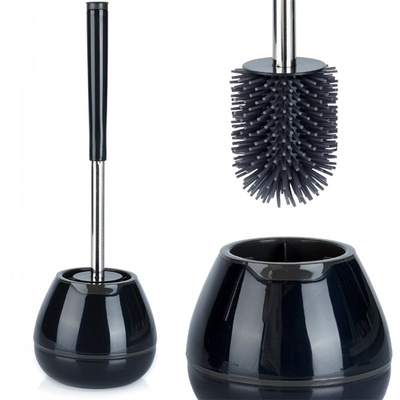 Toilet Brush Silicone with a Stand 42 cm