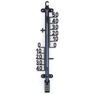 Outdoor Thermometer Black 25 cm