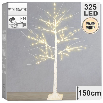 Outdoor Twig Tree with Lights 325 LED 150 cm