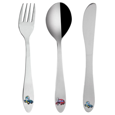 Kids Cutlery Steel AUTO 3 pcs