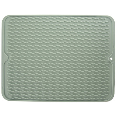 Dish Drying Mat Rubber Green 40x30,5 cm