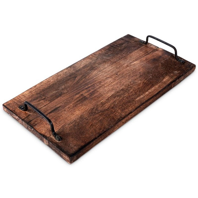 Serving Tray Wooden with Handles 40,5x21,5 cm