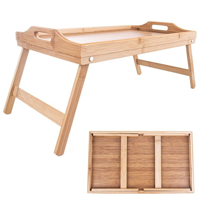 Bed Tray Wooden Foldable 50x30x24,5 cm