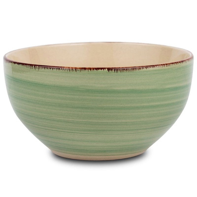 Bowl Ceramic Green LINES 14,5 cm, 750 ml