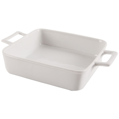 Casserole Dish Porcelain White 27x20x5,5 cm, 1,4 l