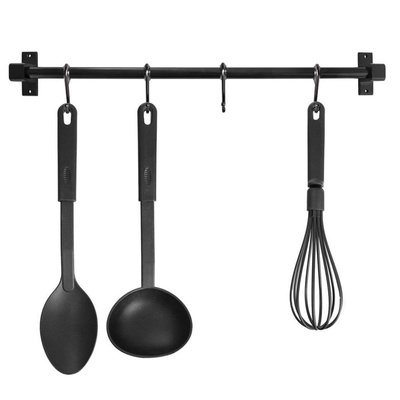 Kitchen Rail Metal Black RADKA 50,5 cm