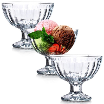 Ice Cream Bowls Glass 180 ml 3 pcs