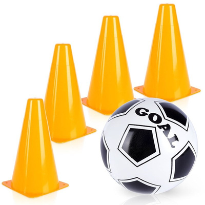 Football Cones with Ball 5 pcs