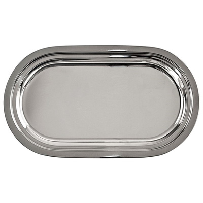 Serving Tray Steel Oval 33,5x19,5 cm