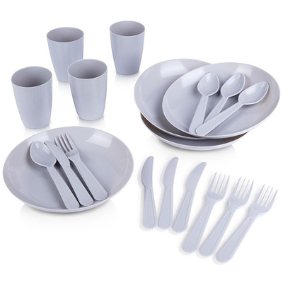 Picnic Dinnerware Set Plastic 20 pcs