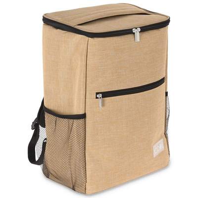 Thermotasche Isoliertasche Kühltasche Thermorucksack beige 20 L