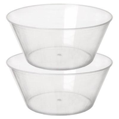 Bowl Plastic 15 cm, 700 ml 2 pcs