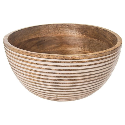 Bowl Wooden MANGO 25 cm, 3 l