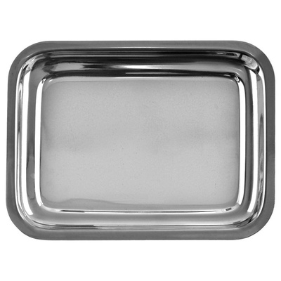 Serving Tray Steel Rectangular 21,5x16,5 cm