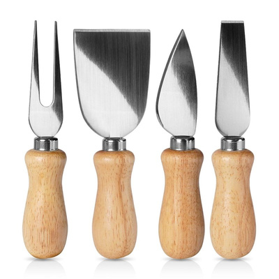 Cheese Knives Steel 4 pcs