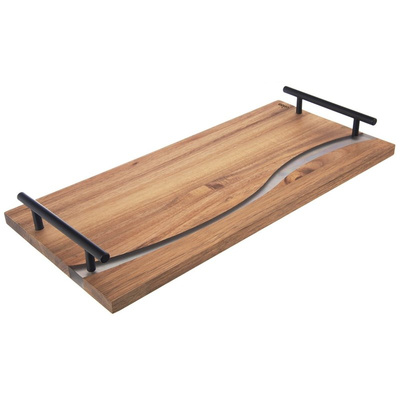 Serving Tray Wooden with Handles RIVER 42x20x4,5 cm