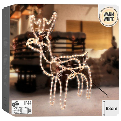 Lighted Deer Outdoor 216 LED 63 cm