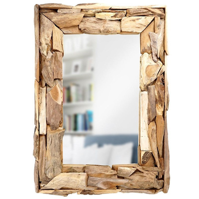 Wall Mirror Wooden 69x48,5 cm