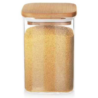 Dry Food Storage Container Glass with Lid and Gasket 1,1 l