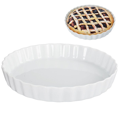 Tart Tin Ceramic White 26,5 cm