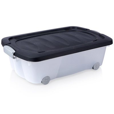 Underbed Storage Bag on Wheels Low 24 l