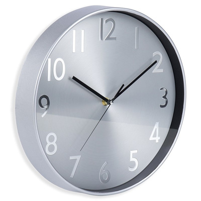 Wall Clock Silver 30 cm