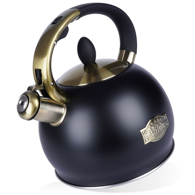 Whistling Kettle Steel Black 3 l