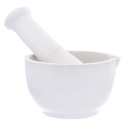 Pestle and Mortar Stoneware White