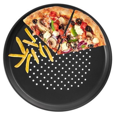 Pizza Tray Perforated 32 cm