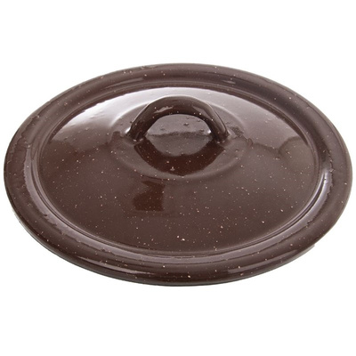 Lid Enamel Brown BROWN 16 cm