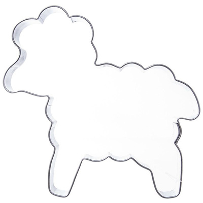 Cookie Cutter Steel Lamb 10 cm