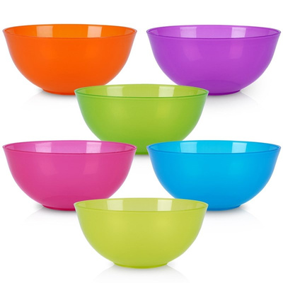 Bowls Plastic 13 cm, 450 ml 6 pcs