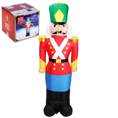 Outdoor Inflatable Figure Nutcracker with LED Lighting XXL 2,1 m