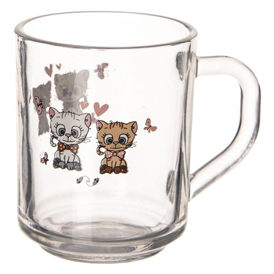 Mug Glass KITTEN 230 ml