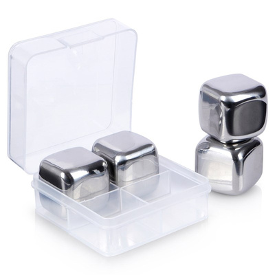 Ice Cubes Steel Reusable 4 pcs