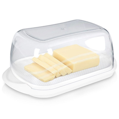 Butter Dish Plastic Transparent