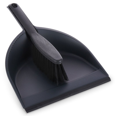 Dustpan and Brush Set Black