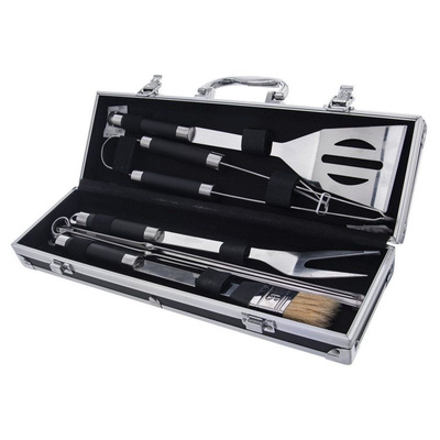 BBQ Accessories Steel in a Case 9 pcs