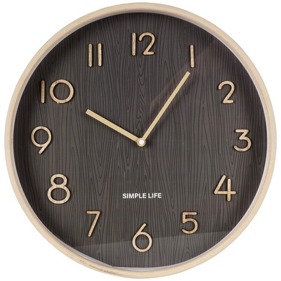 Wall Clock Gray 38 cm