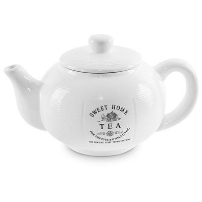 Tea Pot Ceramic White SWEET HOME 1,8 l