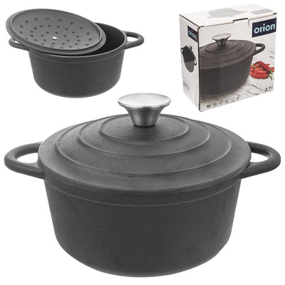 Pot Cast Iron with Lid LITINA 20 cm, 2,7 l