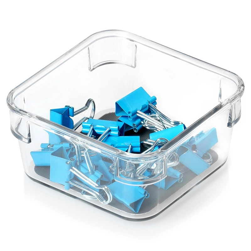 Pojemnik do przechowywania GREY 9x9x4,5 cm