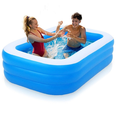 Gartenpool Swimmingpool Pool Schwimmbecken aufblasbar 170x115x47 cm