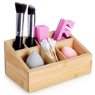 Makeup Organiser Bamboo 17x10x8 cm