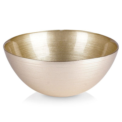 Bowl Glass Gold 21 cm, 1,7 l