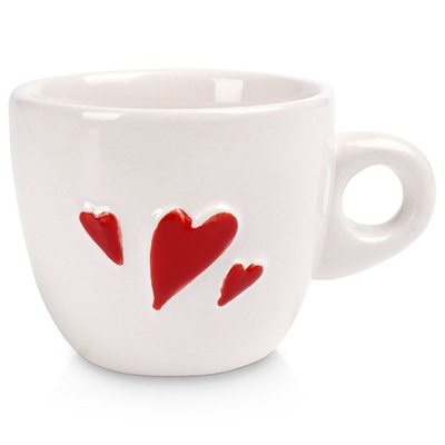 Espresso Mug Ceramic HEART 80 ml